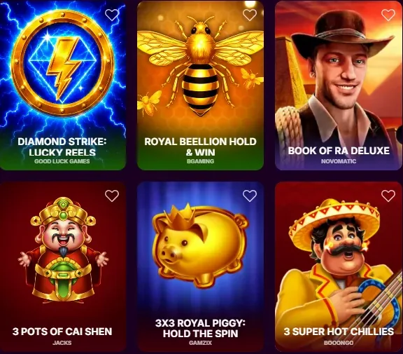 Duckysino Casino Spelaanbod — Ontdek Onze Slots en Spellen
